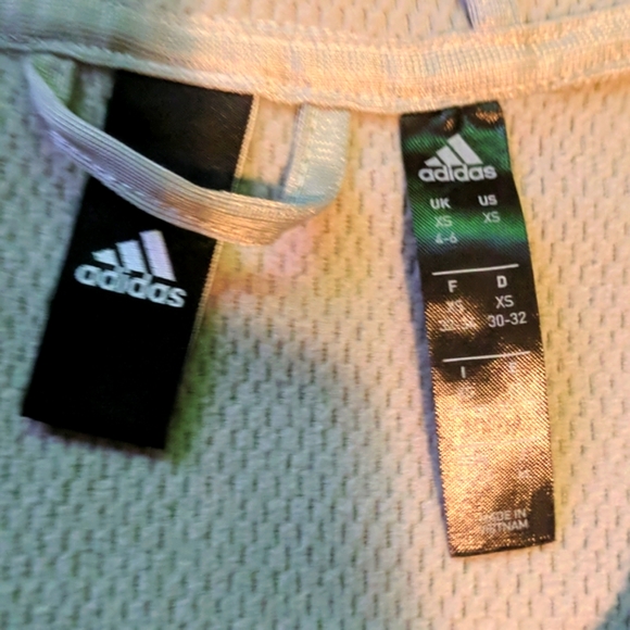 Women's Adidas Climawarm  full zip sweatshirt hoodie - Picture 4 of 6